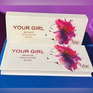 Your Girl Blush, Bronzer and highlighter Palette (brand new)